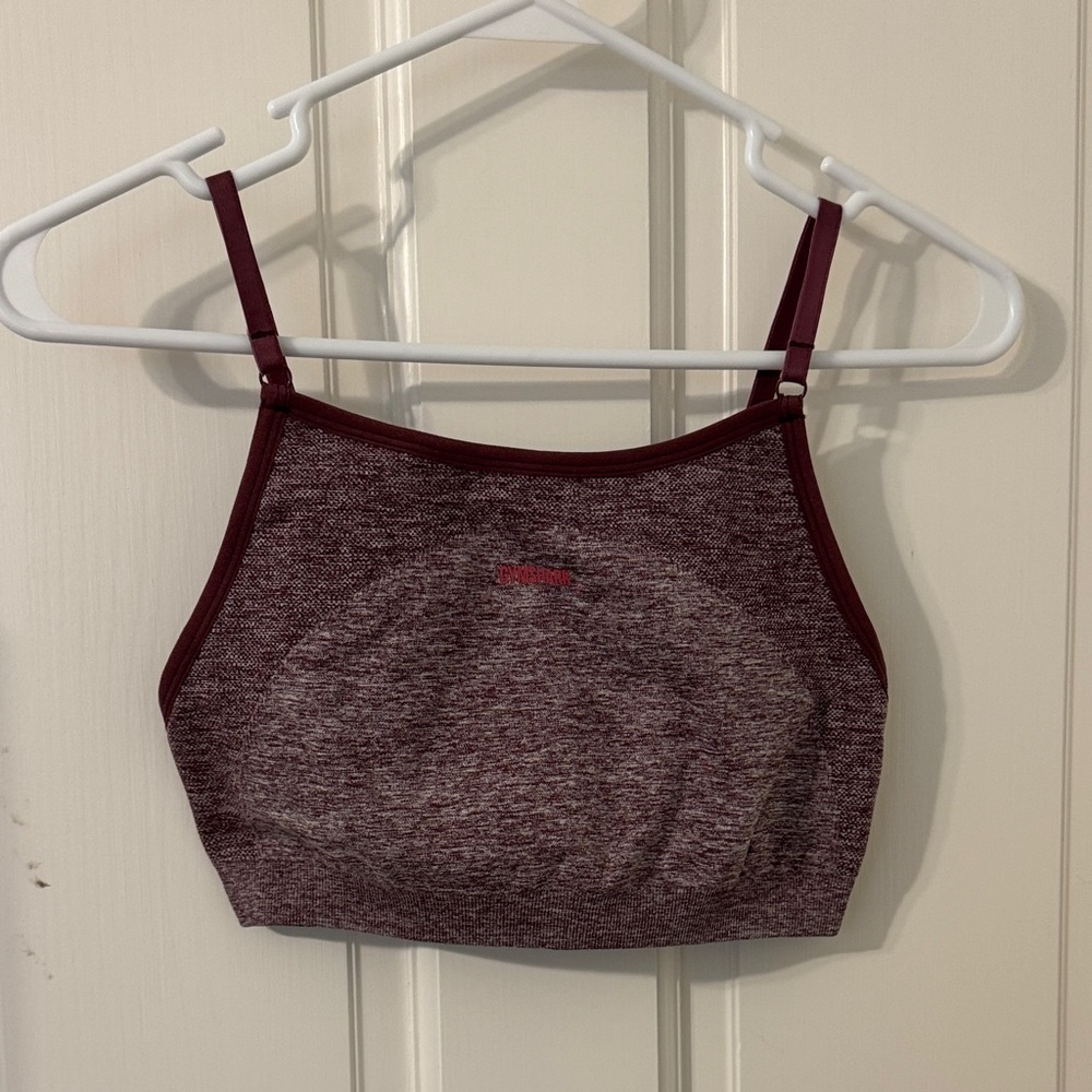 Gymshark Burgundy Sports Bra
